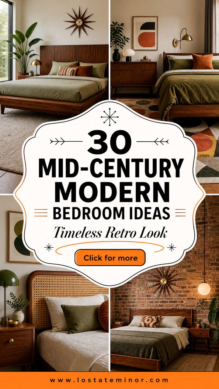 30 Mid-Century Modern Bedroom Ideas for a Timeless Look - 30 Mid-Century Modern Bedroom Ideas for a Timeless Look