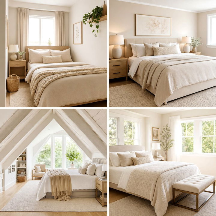 30 Minimalist Beige Bedroom Ideas for a Calm Environment