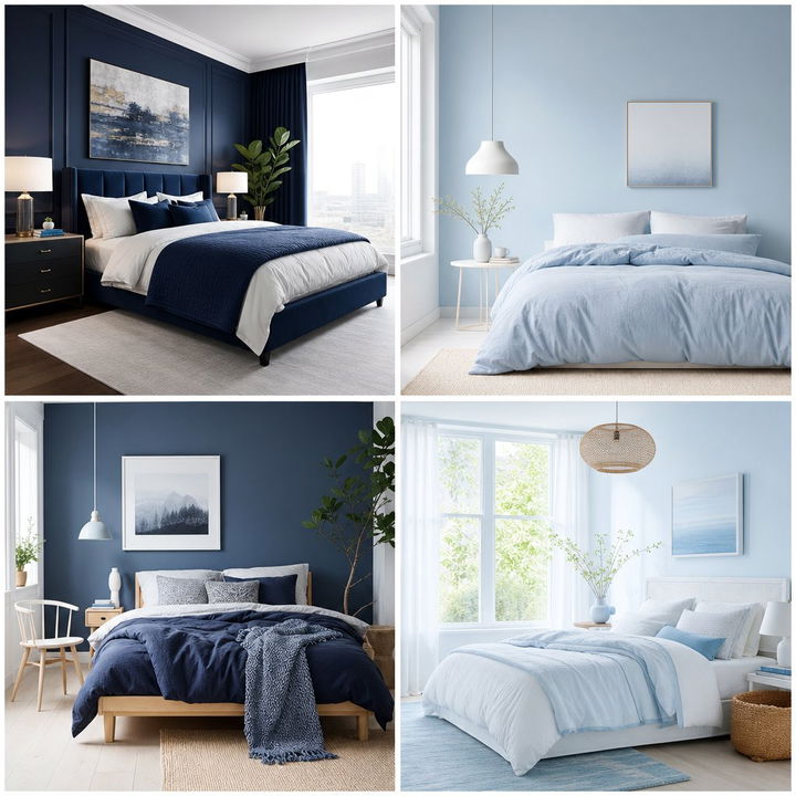 30 Minimalist Blue Bedroom Ideas for a Peaceful Sanctuary