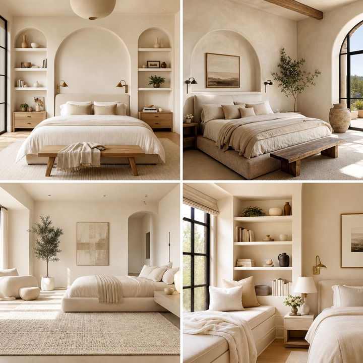 30 Minimalist Cream Bedroom Ideas for an Elegant Retreat