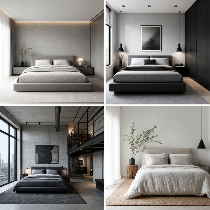 30 Minimalist Gray Bedroom Ideas for a Sophisticated Look