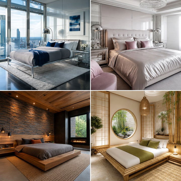 30 Mixed Material Bedroom Ideas to Elevate Your Interior Style