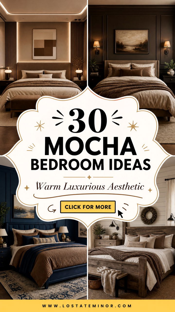 30 Mocha Bedroom Ideas for a Warm and Luxurious Aesthetic - 30 Mocha Bedroom Ideas for a Warm and Luxurious Aesthetic