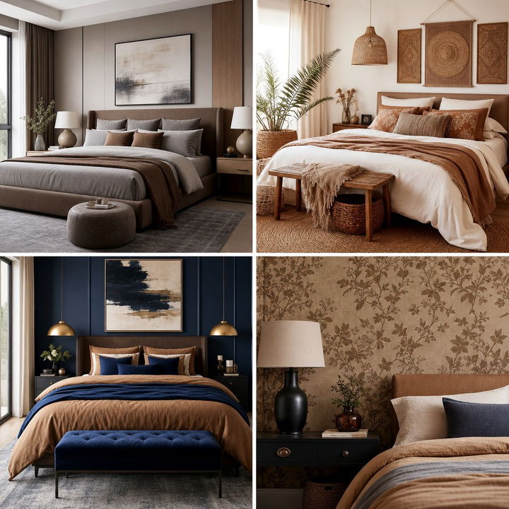 30 Mocha Bedroom Ideas for a Warm and Luxurious Aesthetic
