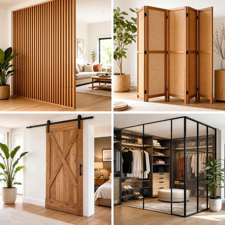 30 Modern Bedroom Divider Ideas to Create Private Spaces