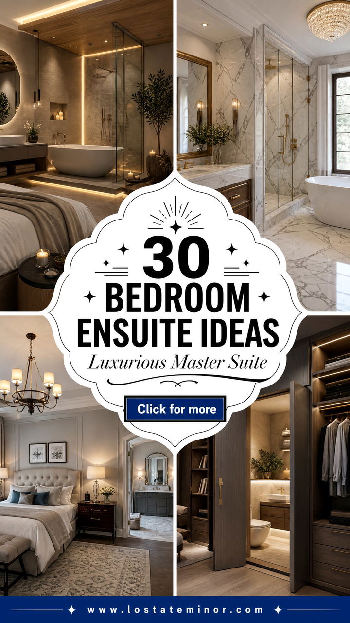 30 Modern Bedroom Ensuite Ideas for a Luxurious Master Suite - 30 Modern Bedroom Ensuite Ideas for a Luxurious Master Suite