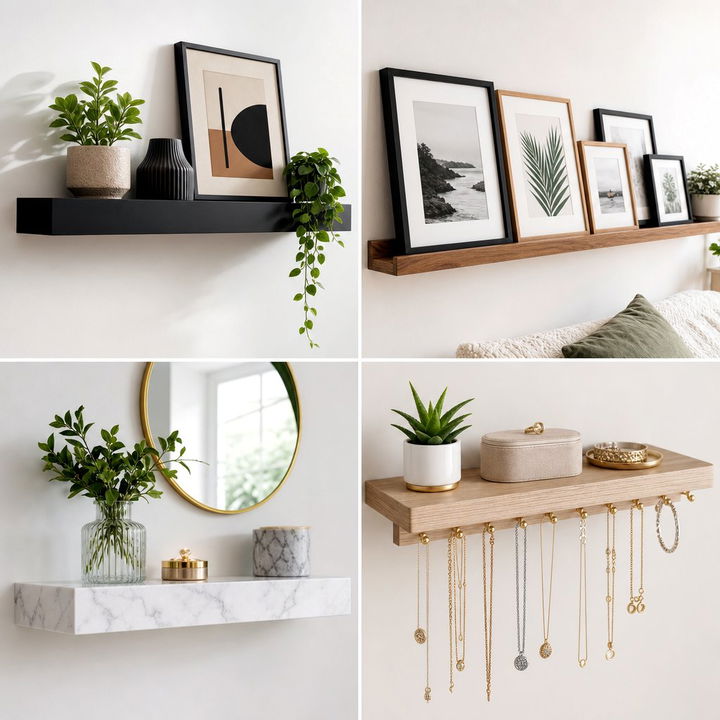 30 Modern Bedroom Floating Shelves for Extra Home Storage