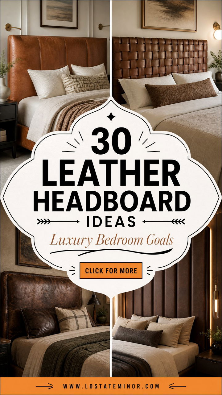 30 Modern Bedroom Leather Headboards for a Luxury Look - 30 Modern Bedroom Leather Headboards for a Luxury Look