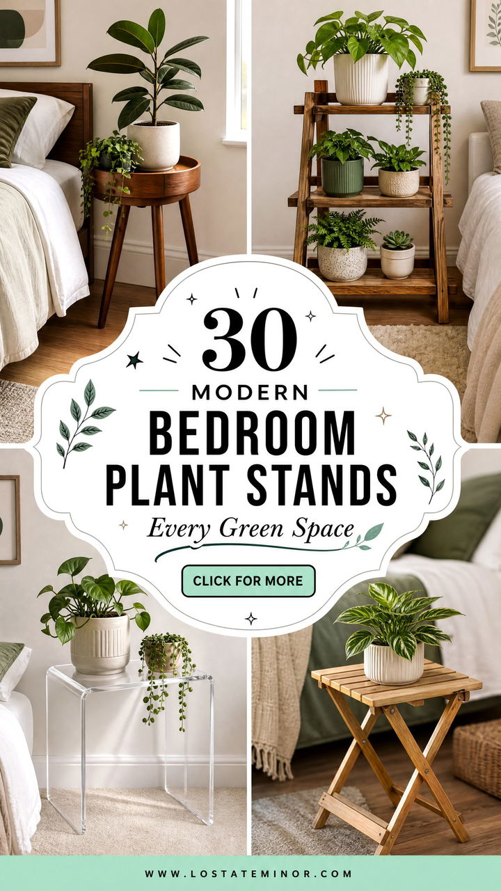 30 Modern Bedroom Plant Stands for Every Green Space - 30 Modern Bedroom Plant Stands for Every Green Space