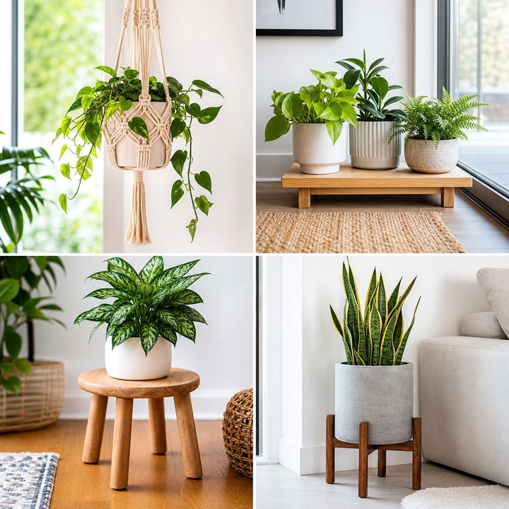 30 Modern Bedroom Plant Stands for Every Green Space