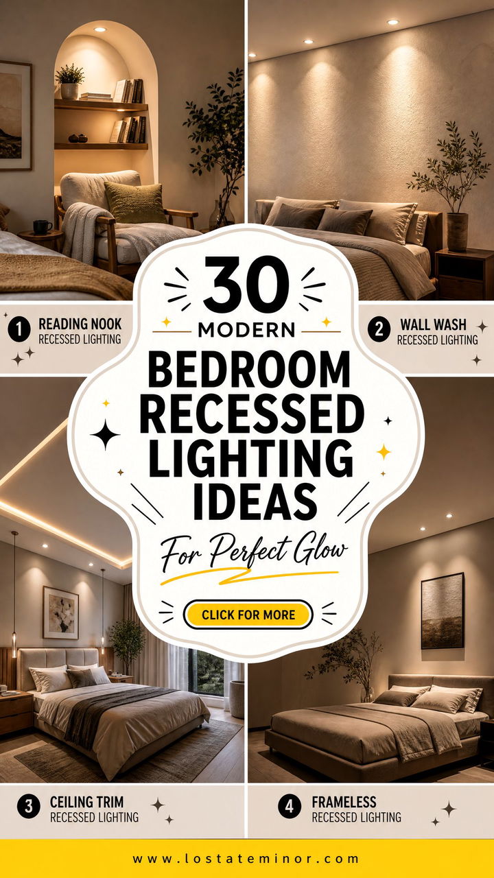 30 Modern Bedroom Recessed Lighting Ideas for a Perfect Glow - 30 Modern Bedroom Recessed Lighting Ideas for a Perfect Glow
