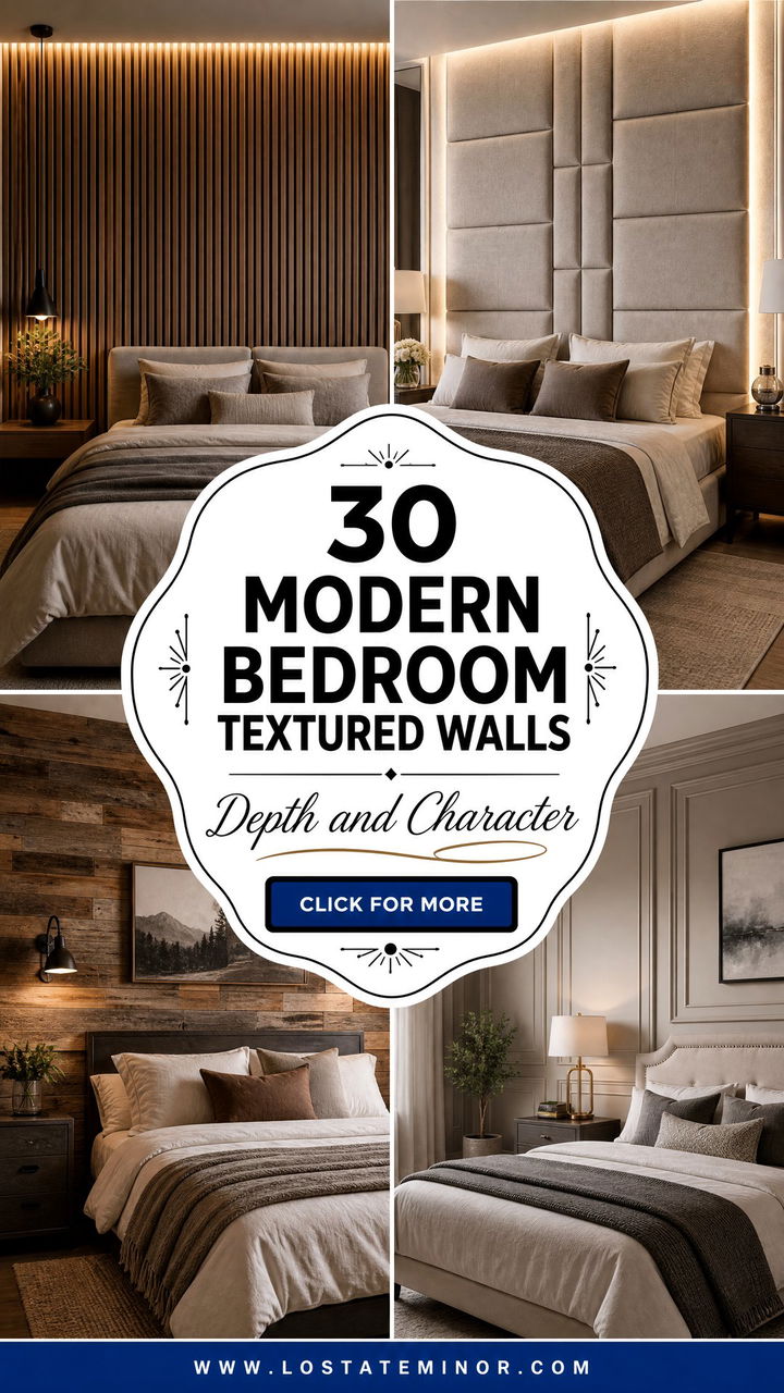 30 Modern Bedroom Textured Walls to Add Depth and Character - 30 Modern Bedroom Textured Walls to Add Depth and Character