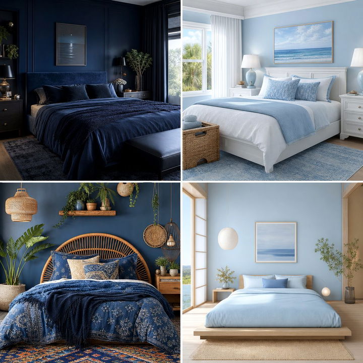 30 Modern Blue Bedroom Design Ideas for an Elegant Space