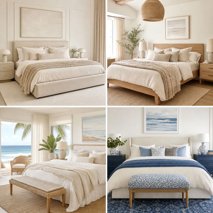 30 Modern Cream Bedroom Ideas for a Soft and Luxurious Aesthetic