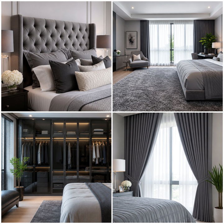 30 Modern Gray Bedroom Ideas for a Sophisticated Urban Aesthetic