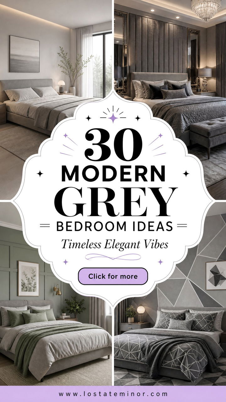 30 Modern Grey Bedroom Ideas for a Timeless and Elegant Space - 30 Modern Grey Bedroom Ideas for a Timeless and Elegant Space