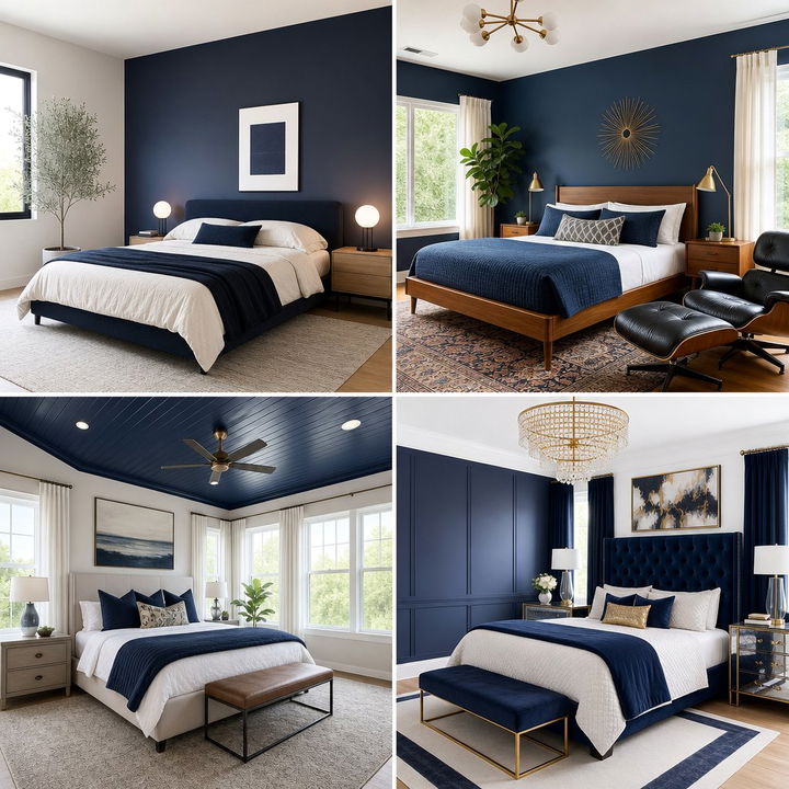 30 Modern Navy Bedroom Ideas for a Bold and Classy Transformation