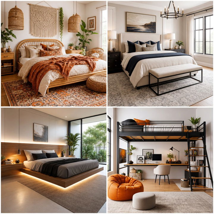 30 Modern Townhouse Bedroom Ideas to Maximize Your Space