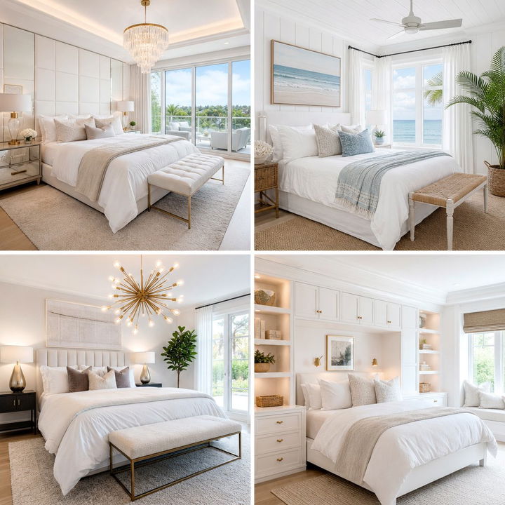 30 Modern White Bedroom Ideas for a Crisp and Minimalist Look