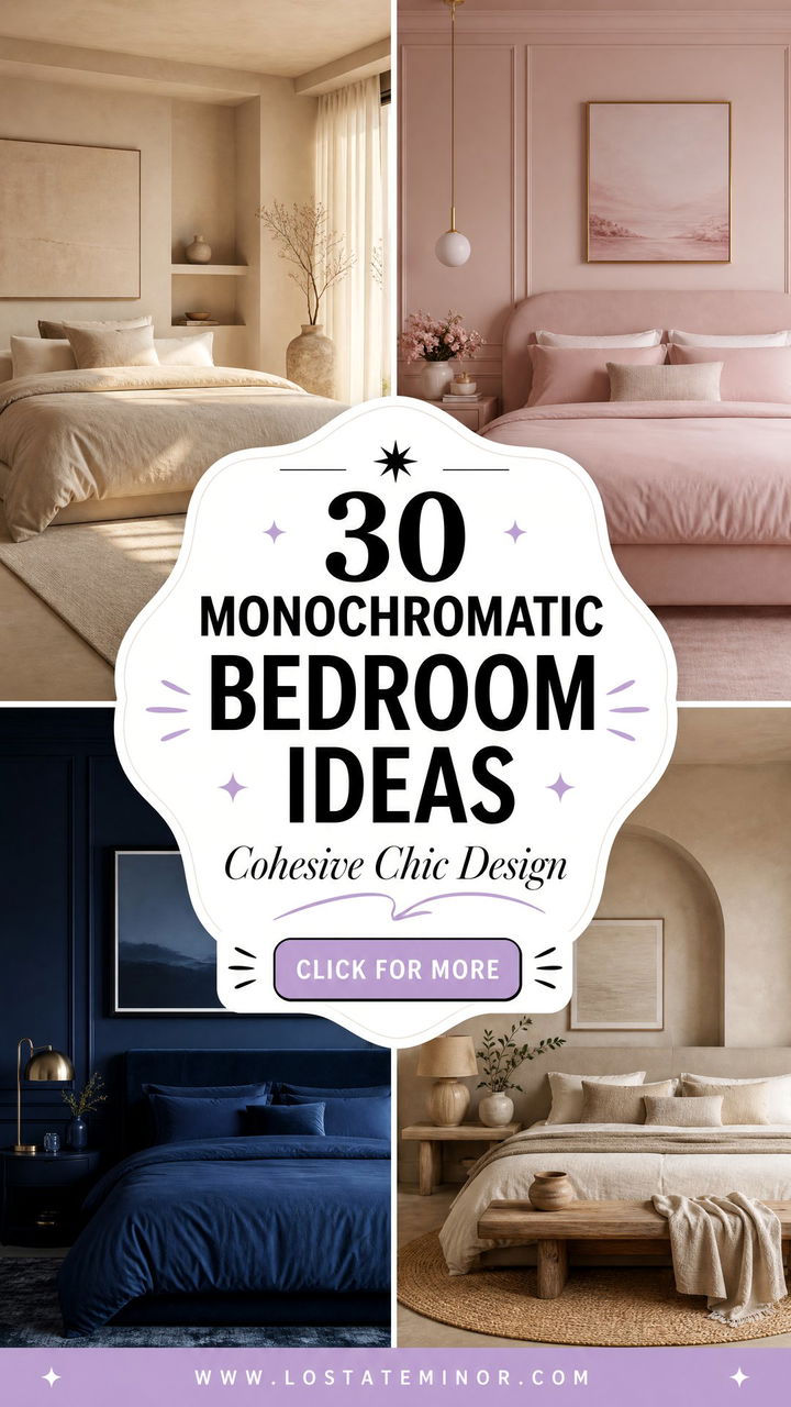 30 Monochromatic Bedroom Ideas for a Cohesive and Chic Design - 30 Monochromatic Bedroom Ideas for a Cohesive and Chic Design