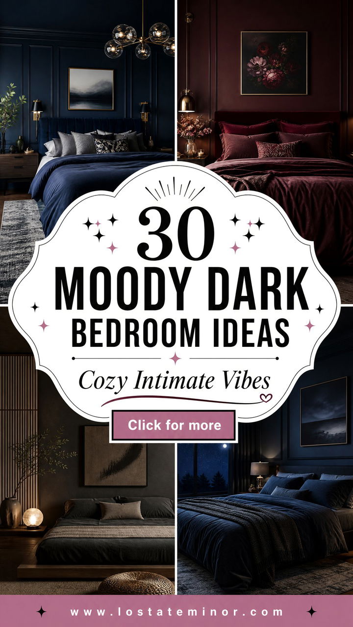 30 Moody Dark Bedroom Ideas for a Cozy and Intimate Feel - 30 Moody Dark Bedroom Ideas for a Cozy and Intimate Feel