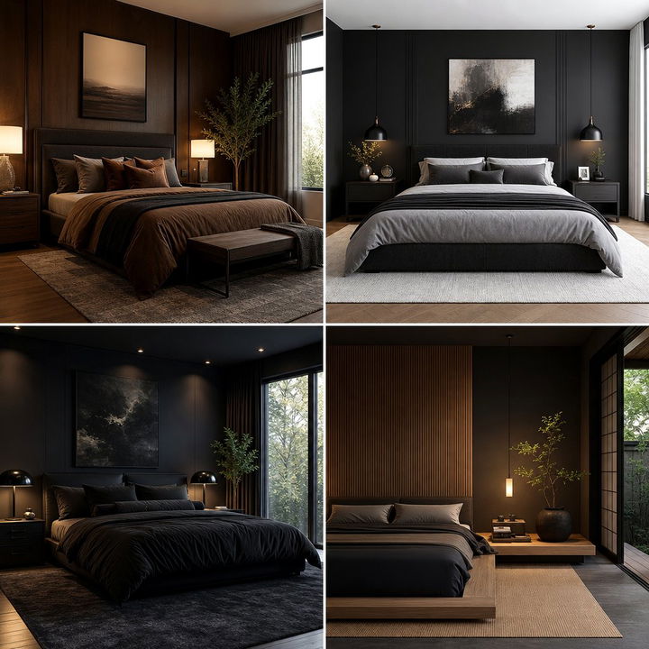 30 Moody Dark Bedroom Ideas for a Cozy and Intimate Feel