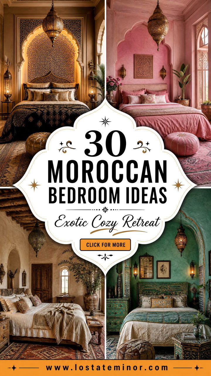 30 Moroccan Bedroom Ideas for an Exotic and Cozy Retreat - 30 Moroccan Bedroom Ideas for an Exotic and Cozy Retreat