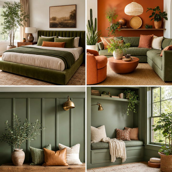 30 Moss Green Bedroom Ideas for a Nature-Inspired Oasis