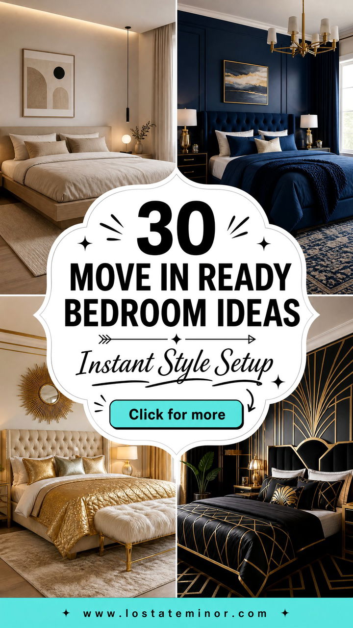 30 Move In Ready Bedroom Ideas for Instant Style - 30 Move In Ready Bedroom Ideas for Instant Style