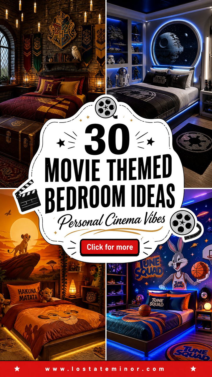 30 Movie Themed Bedroom Ideas for Your Personal Cinema - 30 Movie Themed Bedroom Ideas for Your Personal Cinema