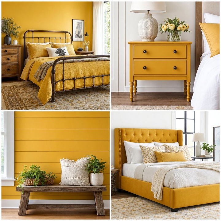 30 Mustard Yellow Bedroom Ideas for a Bright, Bold Space