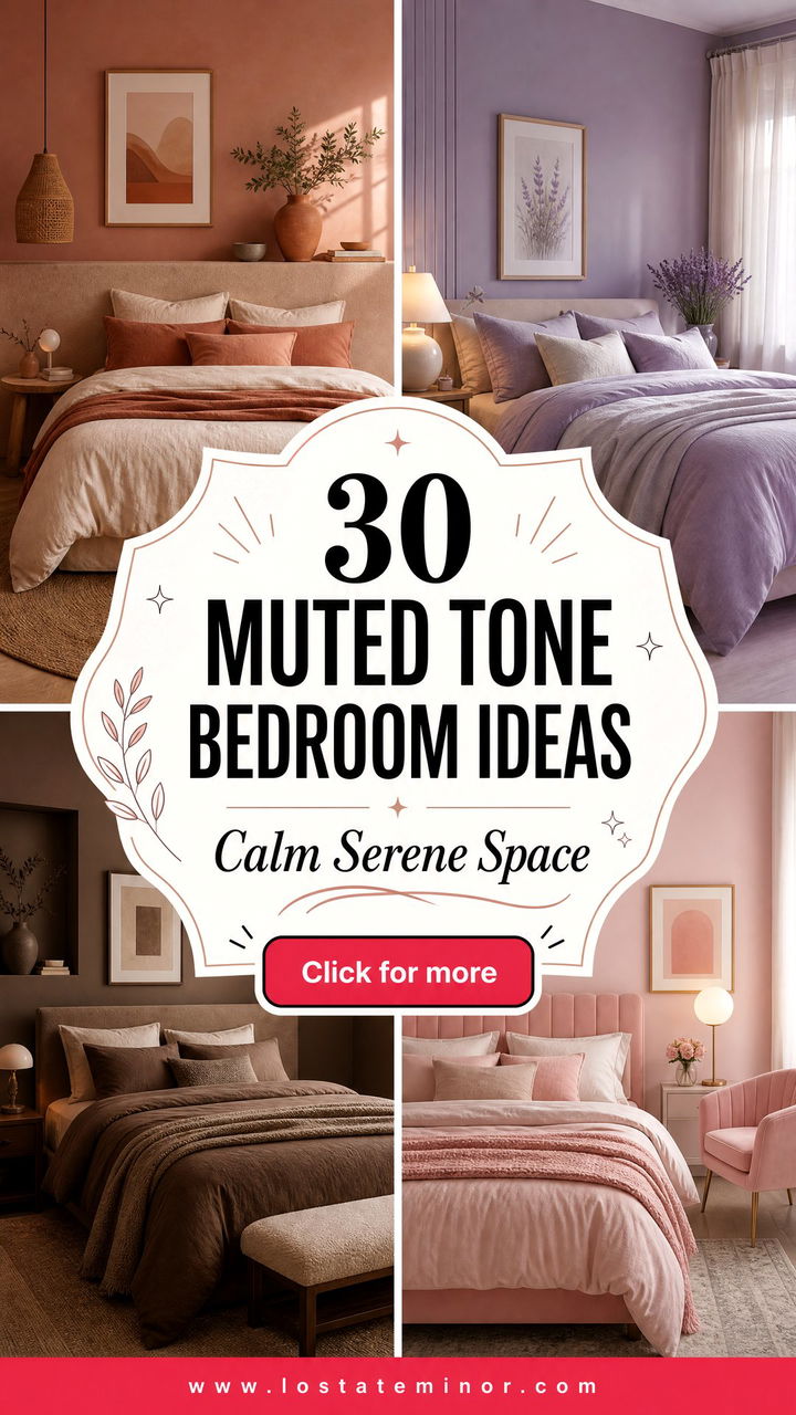 30 Muted Tone Bedroom Ideas for a Calm and Serene Space - 30 Muted Tone Bedroom Ideas for a Calm and Serene Space