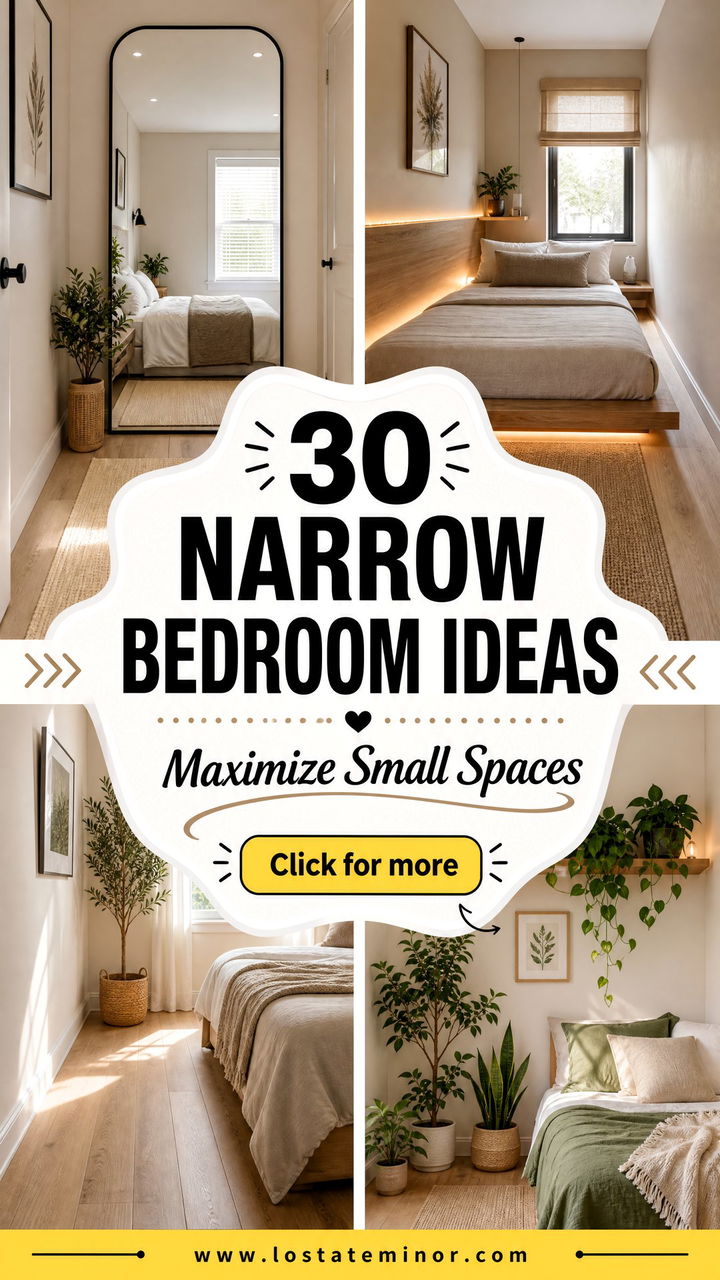 30 Narrow Bedroom Ideas to Maximize Style in Small Spaces - 30 Narrow Bedroom Ideas to Maximize Style in Small Spaces