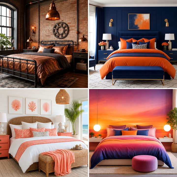 30 Orange Bedroom Ideas for a Bold and Vibrant Home Decor