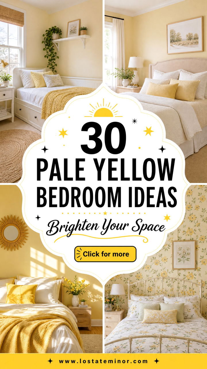 30 Pale Yellow Bedroom Ideas to Brighten Your Interior Space - 30 Pale Yellow Bedroom Ideas to Brighten Your Interior Space