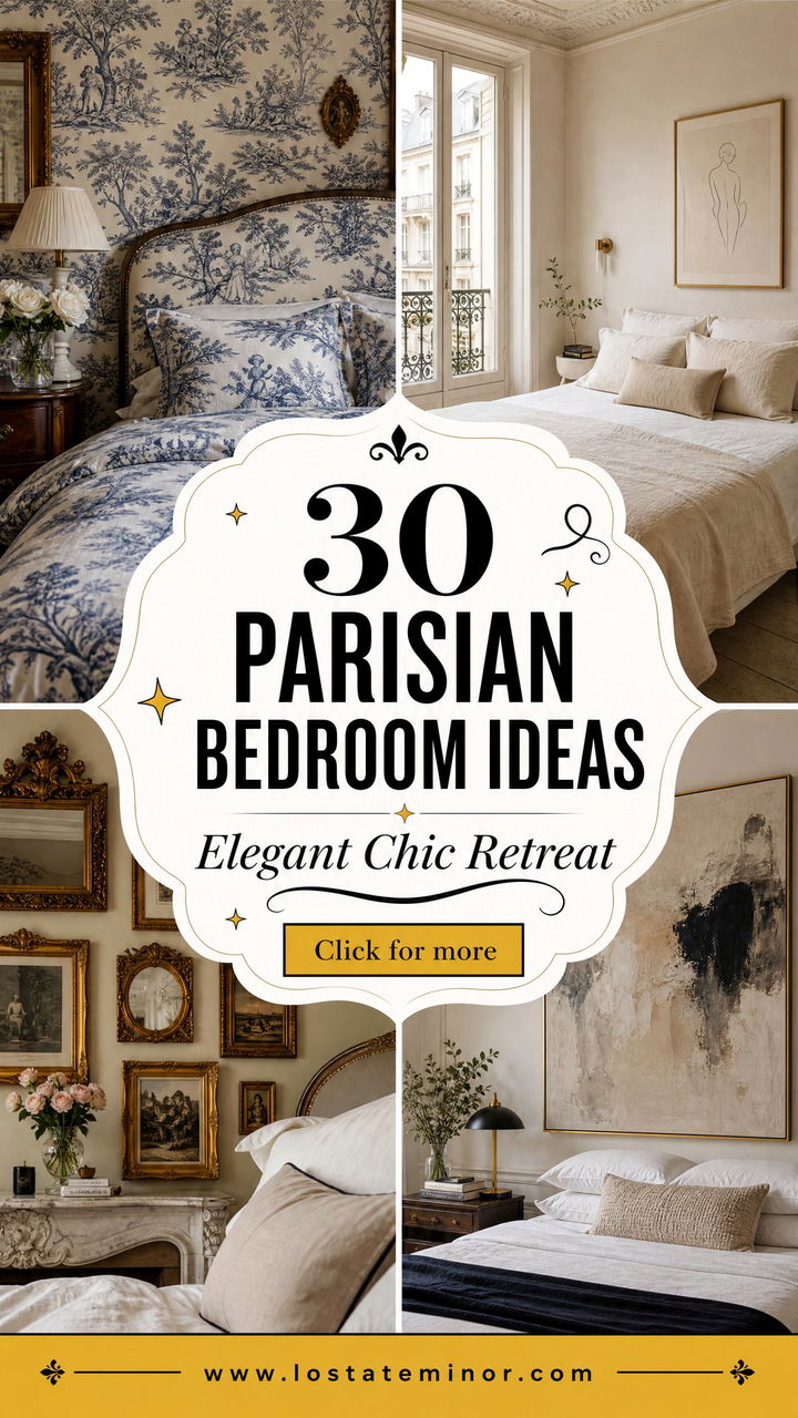 30 Parisian Bedroom Ideas for an Elegant and Chic Retreat - 30 Parisian Bedroom Ideas for an Elegant and Chic Retreat