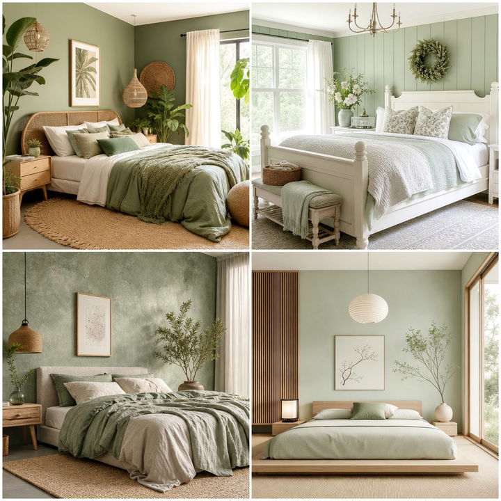 30 Pastel Green Bedroom Ideas for a Natural, Calm Retreat