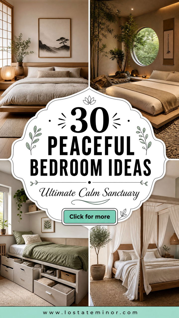 30 Peaceful Bedroom Ideas to Create Your Ultimate Sanctuary - 30 Peaceful Bedroom Ideas to Create Your Ultimate Sanctuary