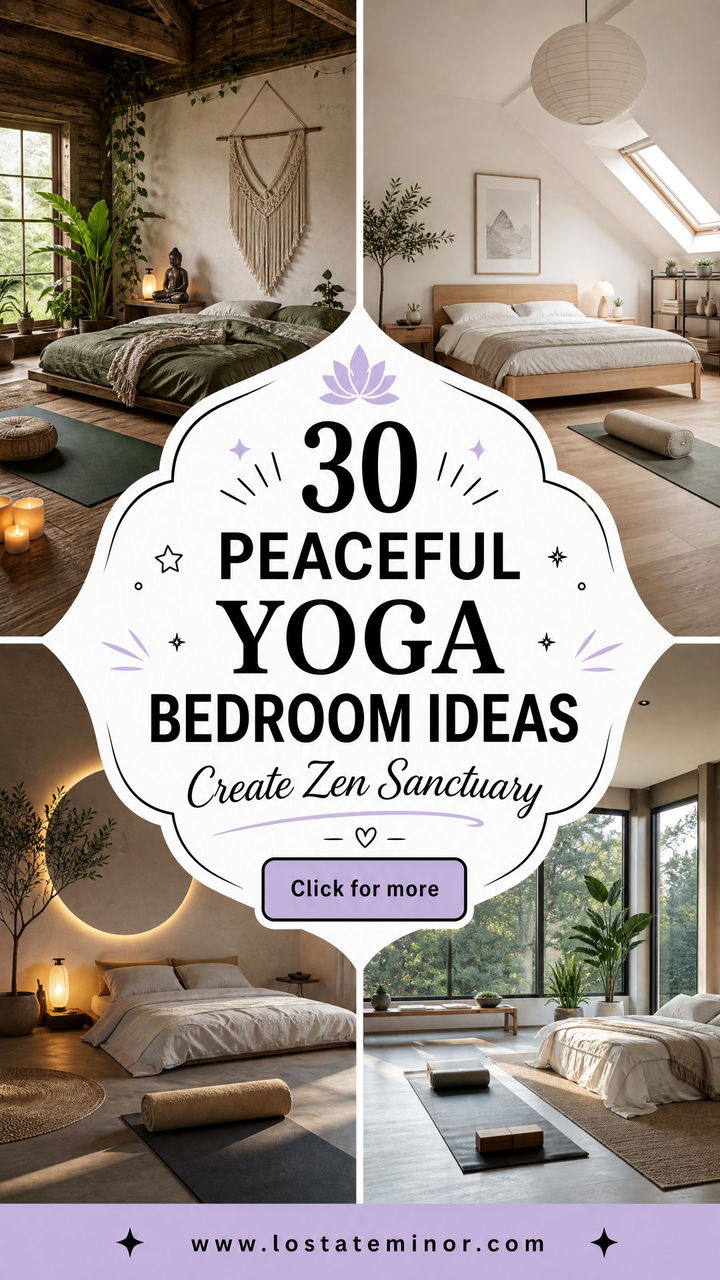 30 Peaceful Yoga Bedroom Ideas to Create a Zen Sanctuary - 30 Peaceful Yoga Bedroom Ideas to Create a Zen Sanctuary