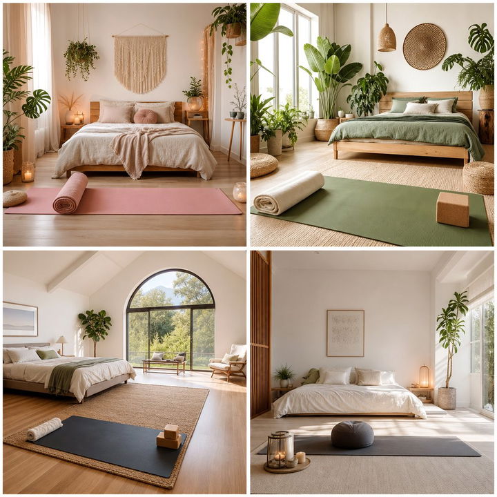 30 Peaceful Yoga Bedroom Ideas to Create a Zen Sanctuary
