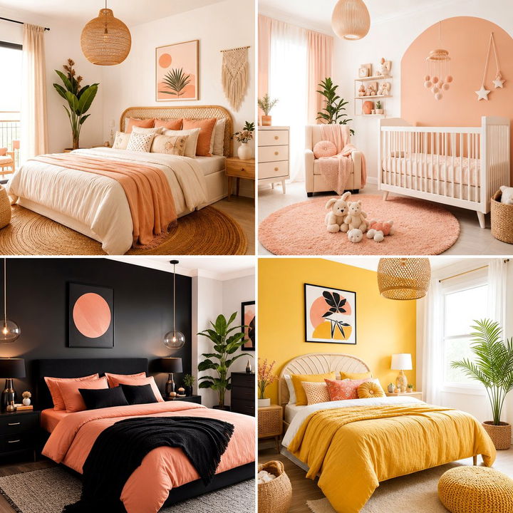 30 Peach Bedroom Ideas for a Warm and Inviting Sanctuary