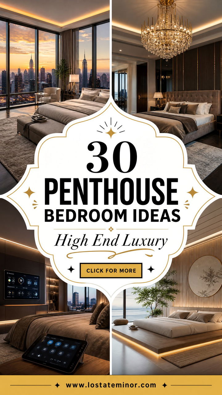 30 Penthouse Bedroom Ideas for High-End Luxurious Living - 30 Penthouse Bedroom Ideas for High-End Luxurious Living