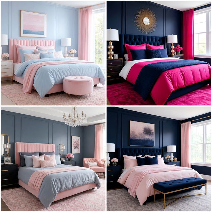30 Pink and Blue Bedroom Color Combo Ideas for Any Style
