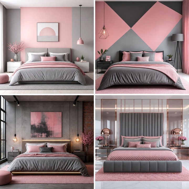 30 Pink and Gray Bedroom Ideas for a Sophisticated Look