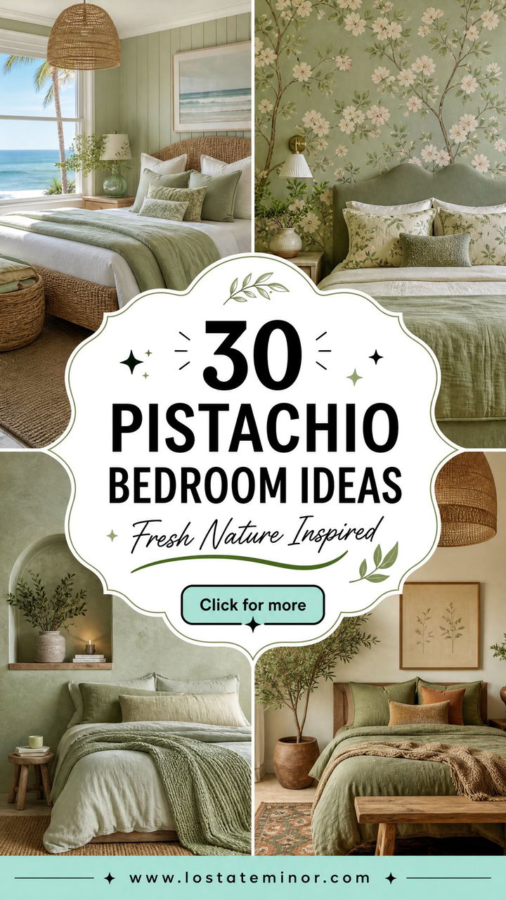 30 Pistachio Bedroom Ideas for a Fresh Nature-Inspired Look - 30 Pistachio Bedroom Ideas for a Fresh Nature-Inspired Look