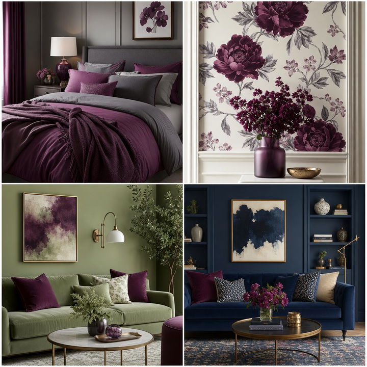 30 Plum Bedroom Ideas for a Rich and Royal Feel
