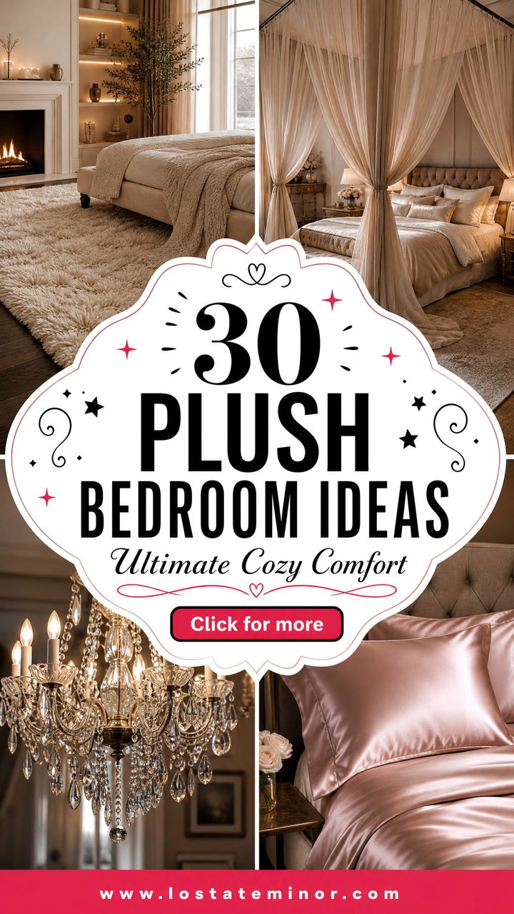 30 Plush Bedroom Ideas for the Ultimate Cozy Comfort - 30 Plush Bedroom Ideas for the Ultimate Cozy Comfort