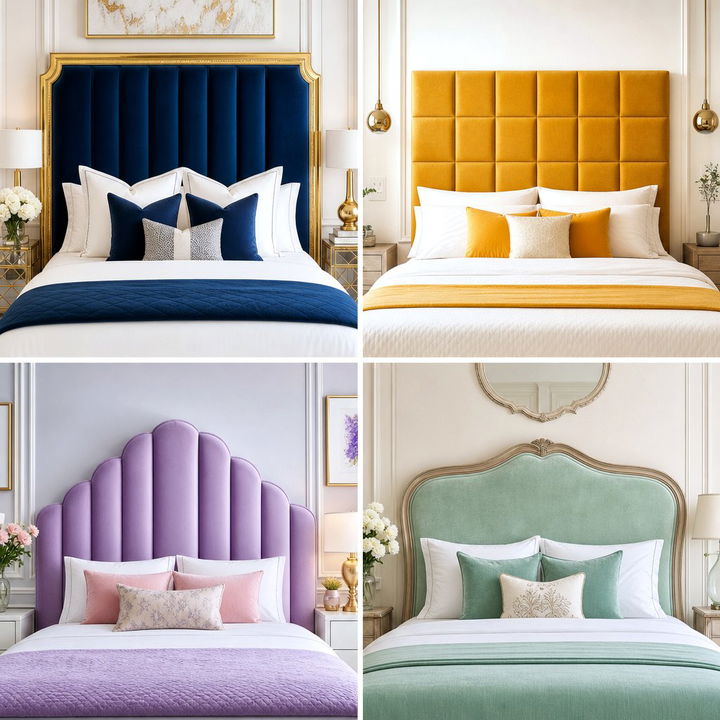 30 Plush Bedroom Velvet Headboards for a Sophisticated Look