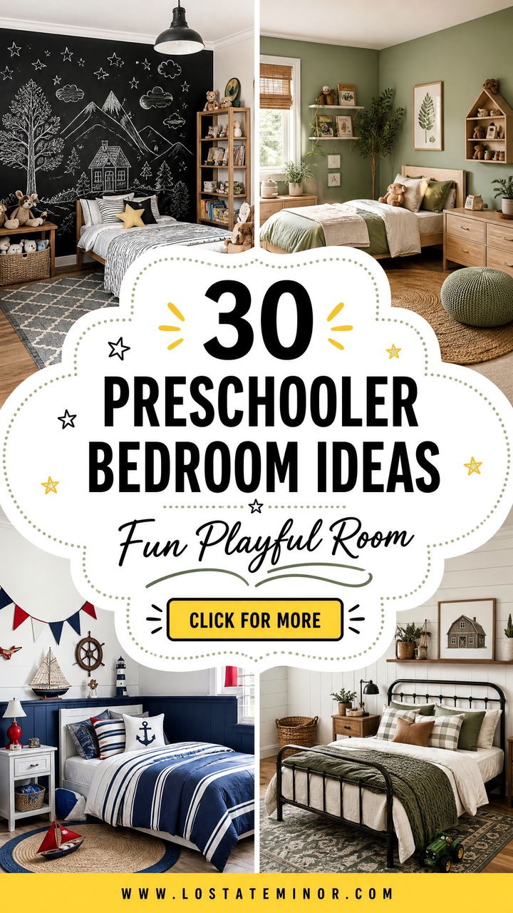 30 Preschooler Bedroom Ideas for a Fun and Playful Room - 30 Preschooler Bedroom Ideas for a Fun and Playful Room