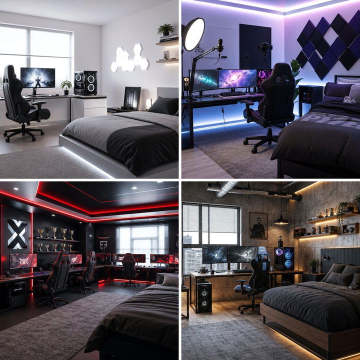 30 Pro Esports Bedroom Ideas for the Ultimate Gaming Setup